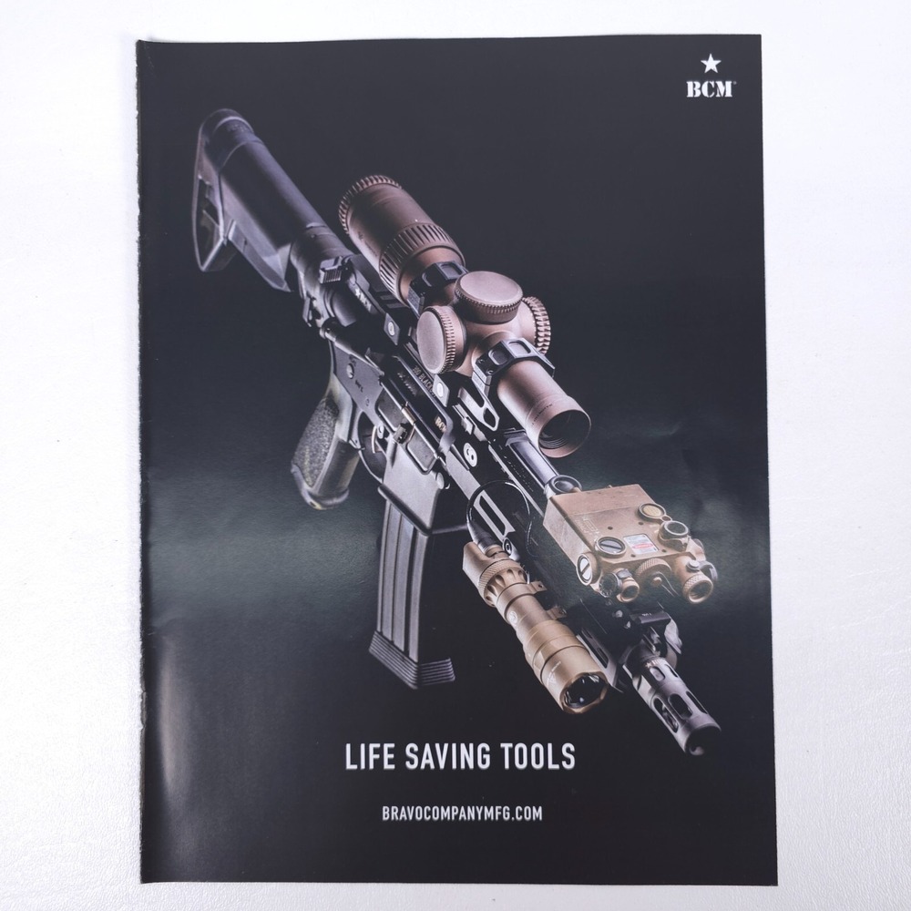 BCM Bravo Company AR15 Print Advertising Tactical Rifle Build Optic Display